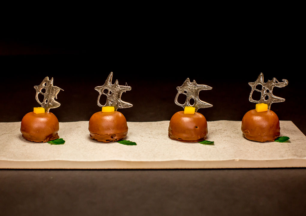 Bocadillo, bomba de Chocolate con Naranja